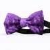 Papion personalizat, model liliac, flori mov